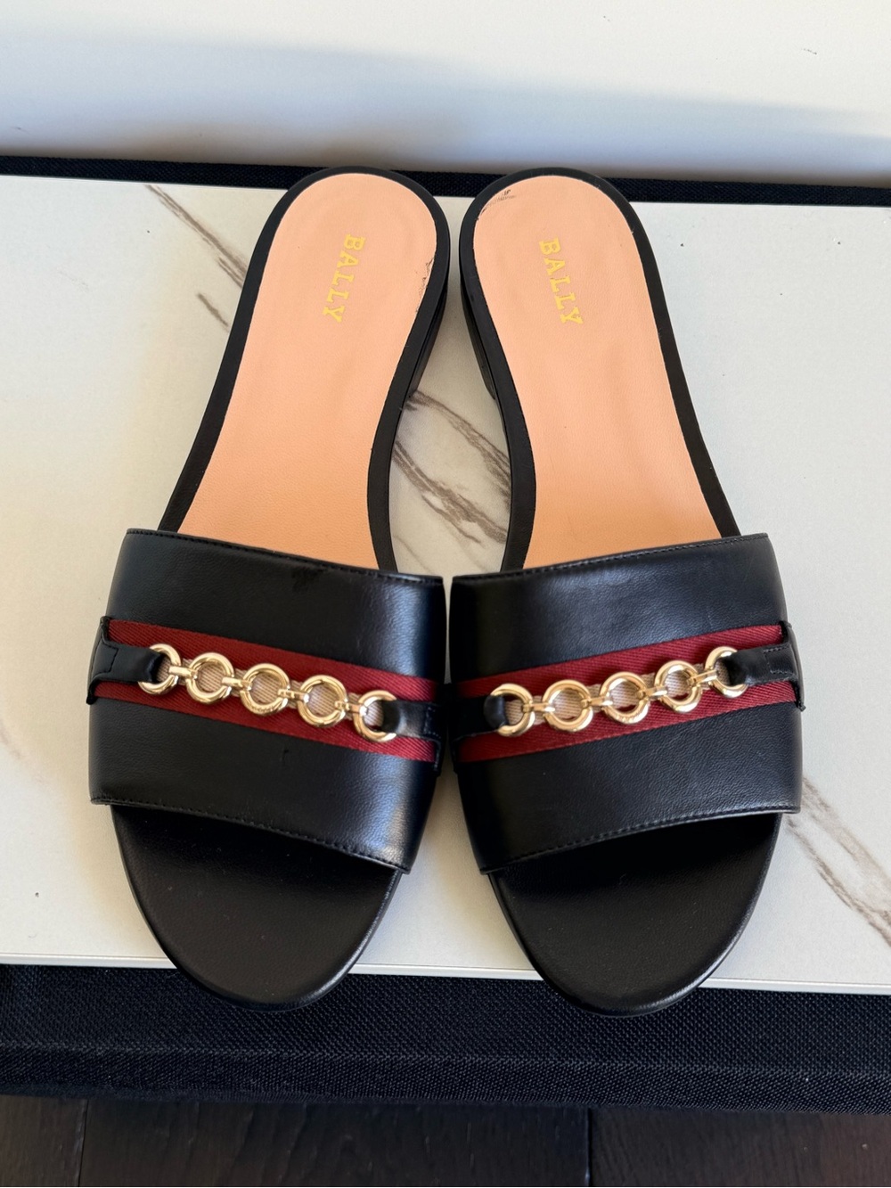 Bally Women Flat Sandals (European size 37.5)